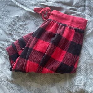 Aeropostale Red and Black Striped Lounge Pants